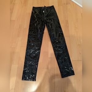 Zeynep Arcay Faux Patent Leather Pants